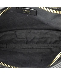 Pre-Owned Fendi Upside Down Bag Zucca Embossed Leather