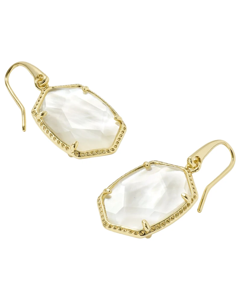 Kendra Scott Daphne Amazonite 14k Gold-Tone Over Brass Drop Earrings