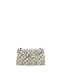 Pre-Owned Gucci Small Dionysus Bag Gg Coated Canvas with Crystal Embellished Metal