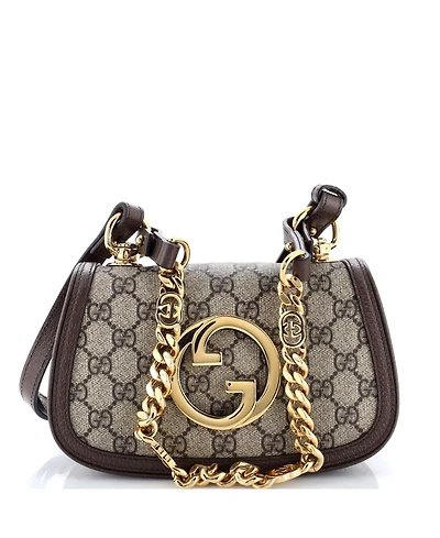 Pre-Owned Gucci Medium Blondie Nm Top Handle Bag Leather