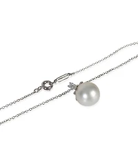 Pre-Owned Tiffany & Co Platinum Pearl and Diamond Fireworks Pendant