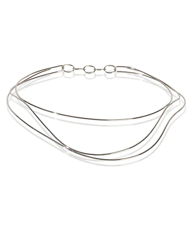 Pre-Owned Tiffany & Co White Gold Elsa Peretti Wave Collar Necklace