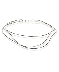 Pre-Owned Tiffany & Co White Gold Elsa Peretti Wave Collar Necklace