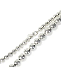 Pre-Owned Tiffany & Co Sterling Silver HardWear Graduating Ball Necklace