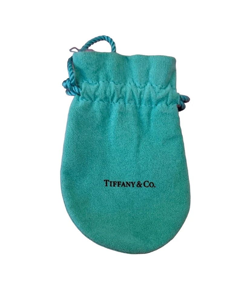 Pre-Owned Tiffany & Co Sterling Silver Diamond Elsa Peretti Mesh Earrings