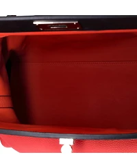 Pre-Owned HERMES 35 24/24 Bag Bicolor Togo with Swift