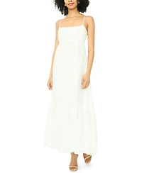 1.state Women's Sleeveless Square Neck Maxi Dress