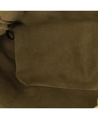 Pre-Owned Gucci Medium Zip Backpack Embroidered Printed Gg Coated Canvas