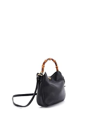 Pre-Owned Gucci Small Diana Nm Bamboo Shoulder Bag Leather