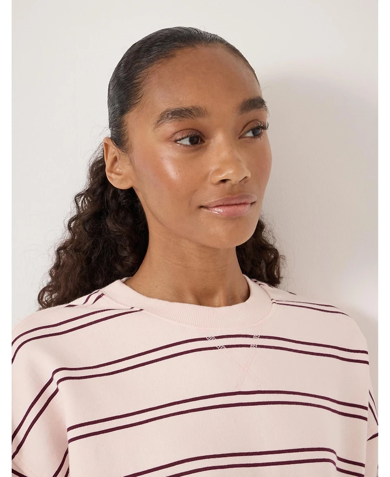 Hush Women's Luca Stripe Heavyweight Sweatshirt