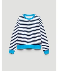 Hush Women's Luca Stripe Heavyweight Sweatshirt