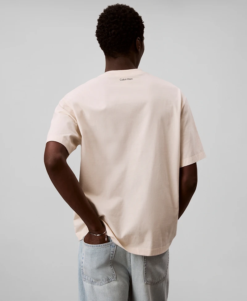 Calvin Klein Men's Invitation Logo Crewneck T-Shirt