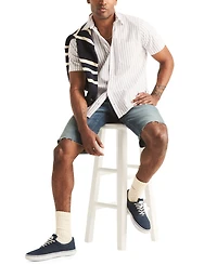 Nautica Men's Short-Sleeve Stripe Shirt