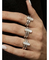 seree Infinity Duo Bar Ring Hanbai Jade