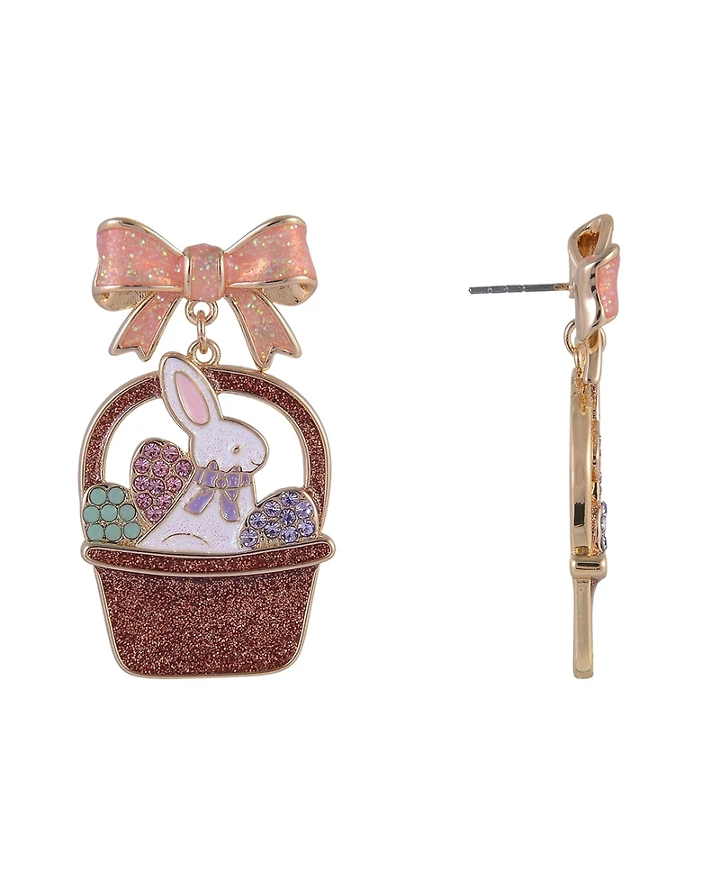 Hallmark Easter Basket and Bunny Earrings