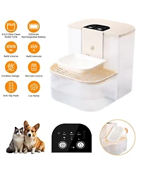 Zeus and Ruta Cordless Pet Water Fountain 4.5L Dual Tank Filtration Automatic Cat Dog Dispenser Easy Clean Design