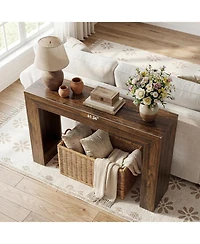 Tribesigns 41.3 Inch Console Table, Narrow Entryway Table, Small Sofa Table Behind Couch
