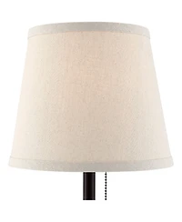 360 Lighting Flesner 20" High Modern Accent Table Lamps Set of 2 Usb Port Ac Power Outlet Pull Chain Bronze Metal Charging