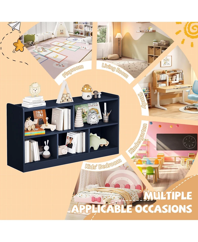 Rainsken 5 Cube Kids Bookcase