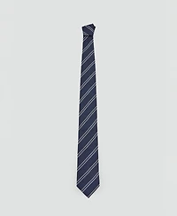 Mango Men's Microstructure Striped Tie