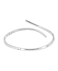 Diamond Open Bangle Bracelet (1-1/2 ct. t.w.) in 14k White Gold
