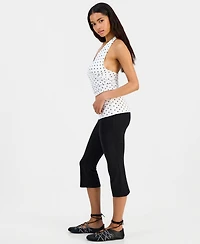 Just Polly Juniors' Fold-Over Capri Pants