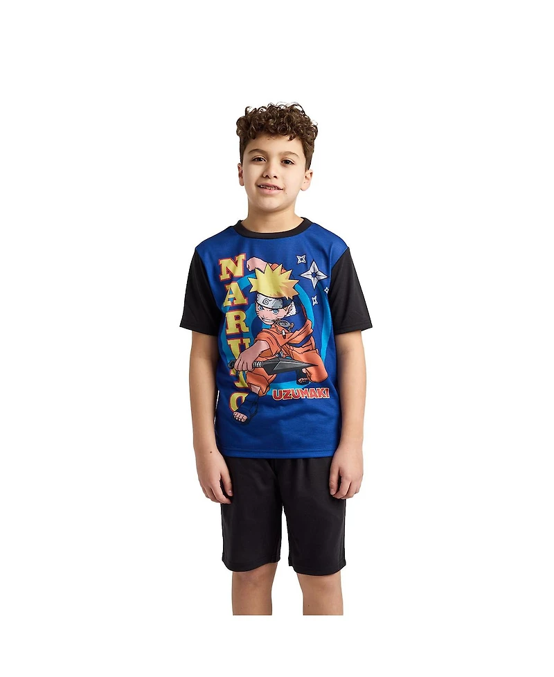 Naruto Big Boys Uzumaki 4-Pack Pajama Set-14