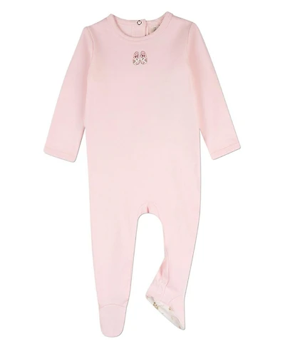 MeMoi Baby Girls "Little Floral-Print Booties" 100% Cotton Footie