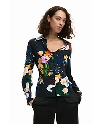 Desigual Women's Shirt Collage Tie