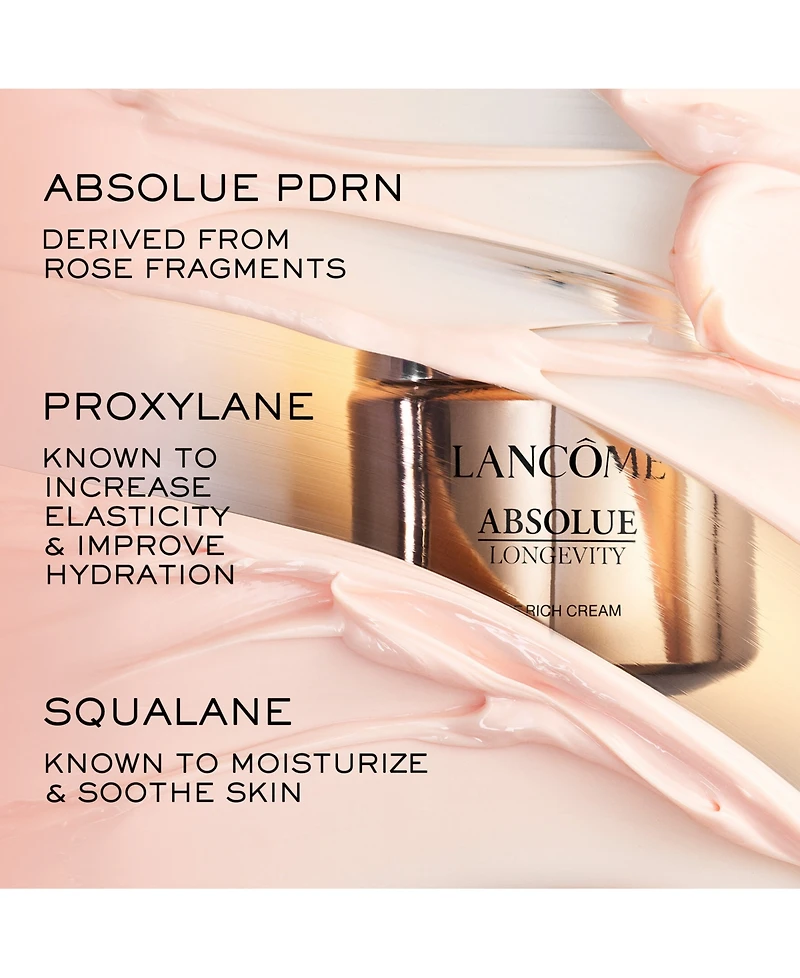 Lancome Absolue Revitalizing & Brightening Rich Cream With Grand Rose Extracts, 2 oz.