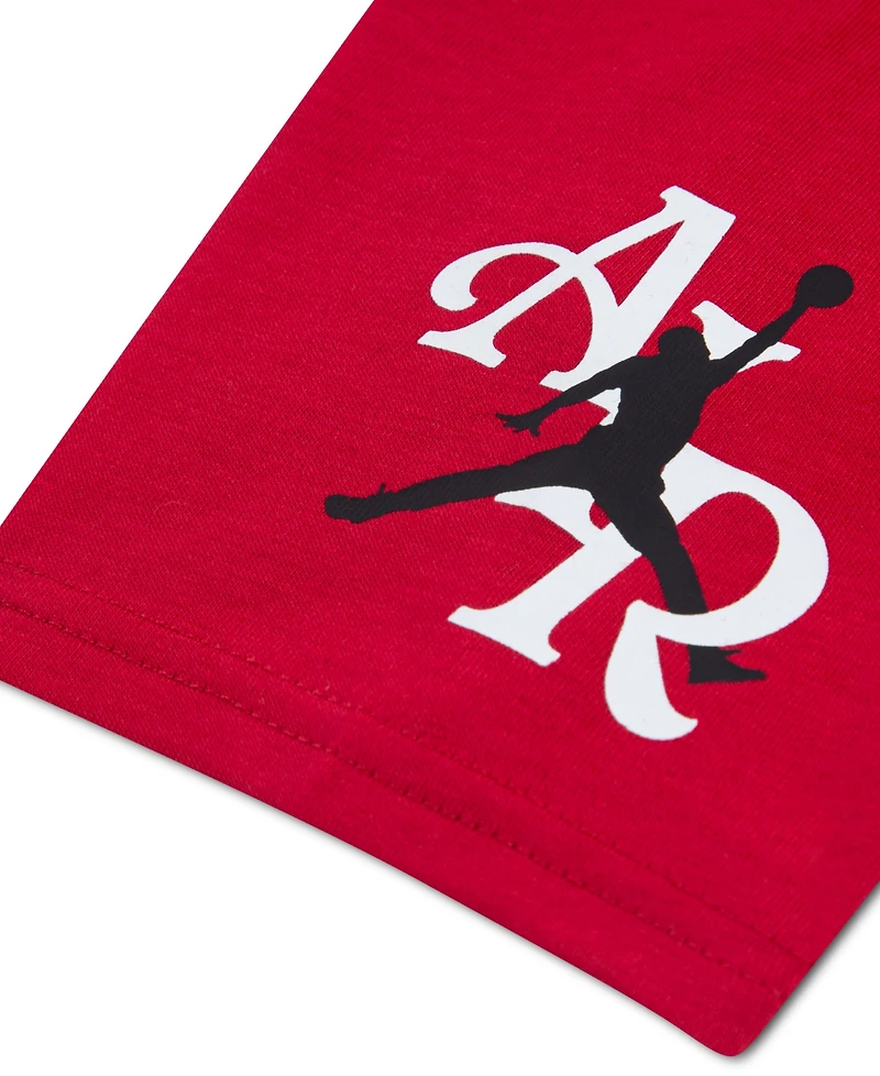 Jordan Boys' 4-7 Rookie Season T-Shirt and Shorts, 2-Piece Set