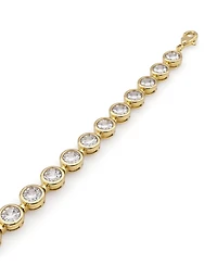 And Now This Clear Cubic Zirconia Station Bracelet