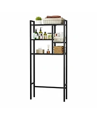 Yigii 3-tier Over-the-Toilet Storage Rack Space-Saving Bathroom Organizer Multi-Functional Shelf