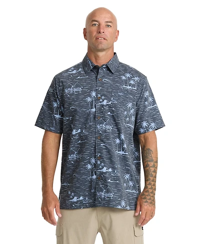 Quiksilver Waterman Men's Azure Collared Shirt