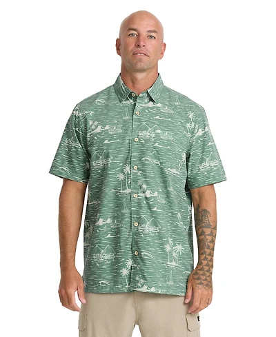 Quiksilver Waterman Men's Azure Collared Shirt