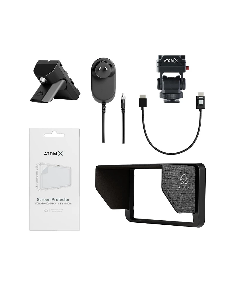 Atomos Ninja Tx Go 5.2" Full Hd Touchscreen Wi-Fi Hdr On-Camera Monitor/Recorder, Bundle with 5.2" Creator Accessory Kit