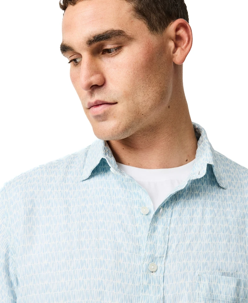 Rodd & Gunn Men's Glenene Short Sleeve Sport Fit Linen Shirt