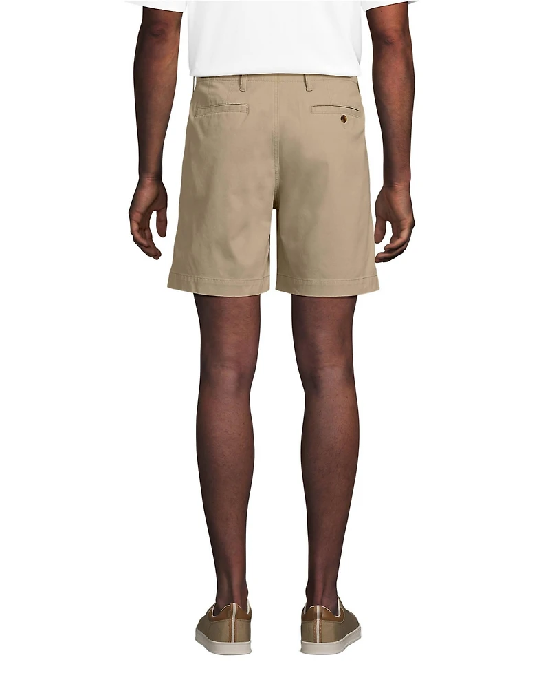 Lands' End Men's Knockabout 7" Classic Fit Chino Short