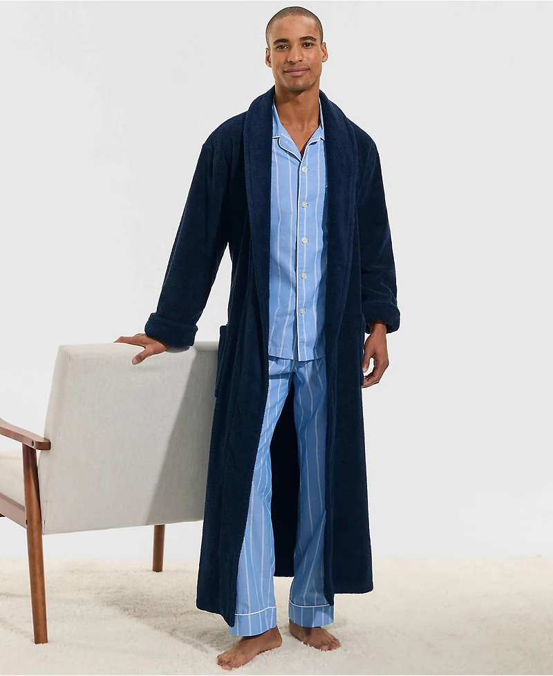 Lands' End Men's Full Length Turkish Terry Robe