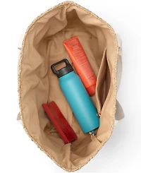 Lands' End Straw Tote Bag