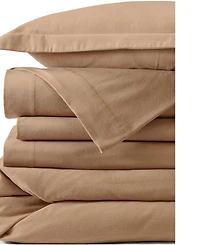 Lands' End Comfy Super Soft Cotton Flannel Duvet Bed Cover