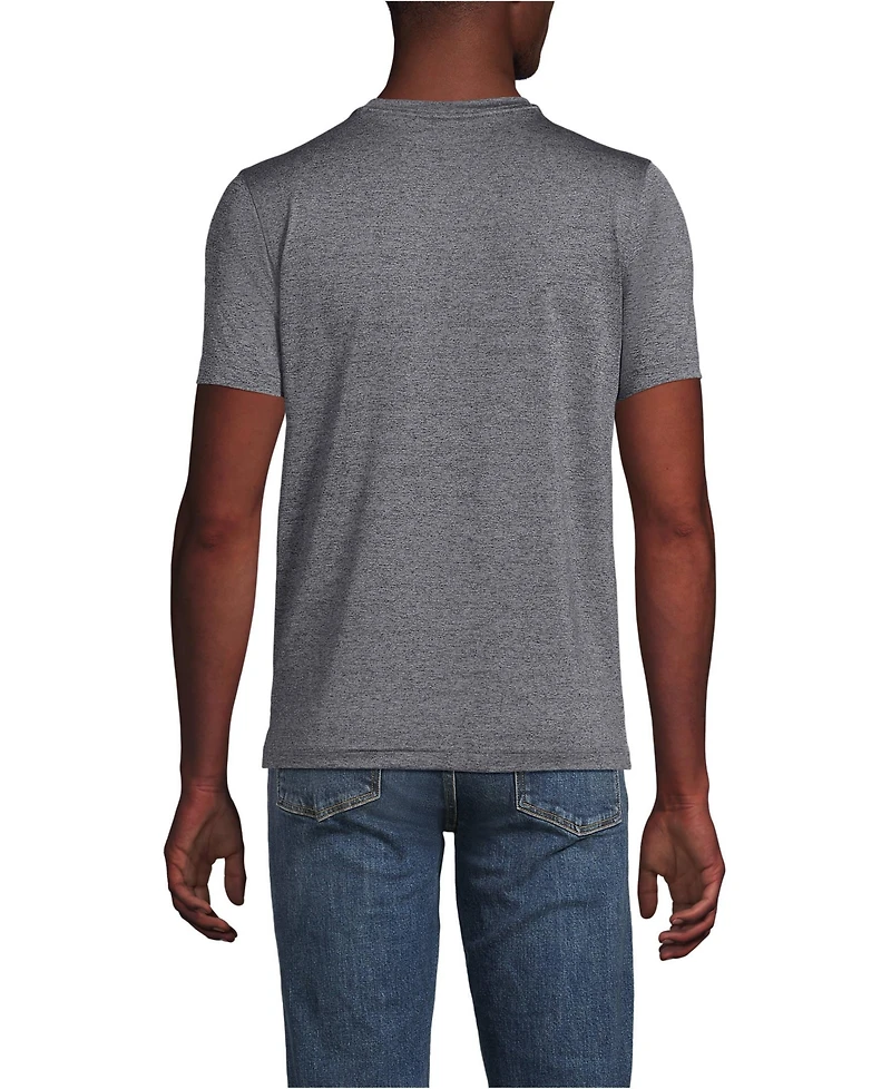 Lands' End Women's School Uniform Men's Rapid Dry Short Sleeve Modern Fit Tee