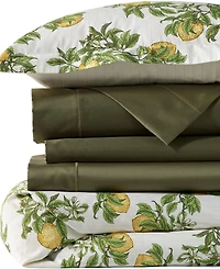 Lands' End 300 Thread Count Cotton Smooth Percale Duvet Bed Cover