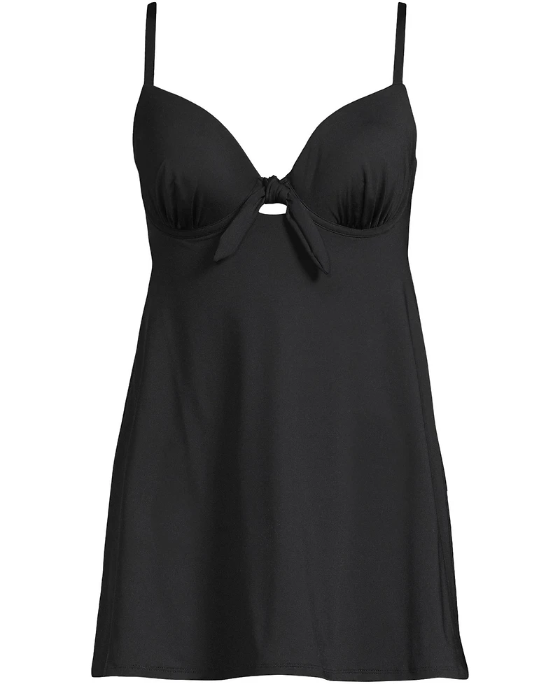 Lands' End Women's Underwire Lifting Swim Dress