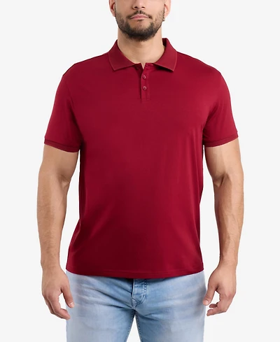 X-Ray Men's Short Sleeve New Rib Polo Shirt