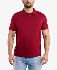 X-Ray Men's Short Sleeve New Rib Polo Shirt