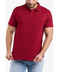 X-Ray Men's Short Sleeve New Rib Polo Shirt