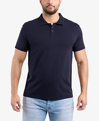 X-Ray Men's Short Sleeve New Rib Polo Shirt