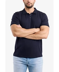 X-Ray Men's Short Sleeve New Rib Polo Shirt