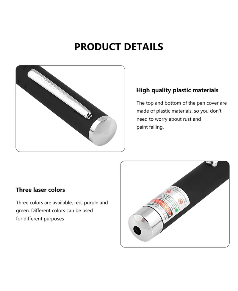 Zeus and Ruta 3 Pack Laser Pointer Pen For Cats With Green Blue Red Light Visible Beam Interactive Pet Toy Gift